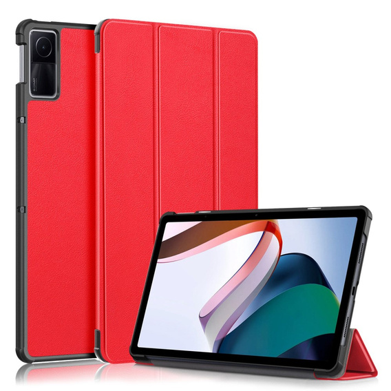 Etui do Xiaomi Redmi Pad 10.6, z podstawką, Czerwone