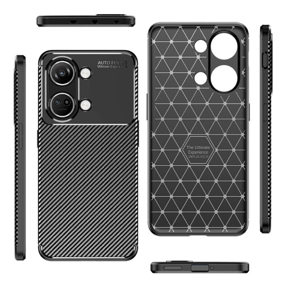 Etui do OnePlus Nord 3 5G, Carbon Gel, czarne