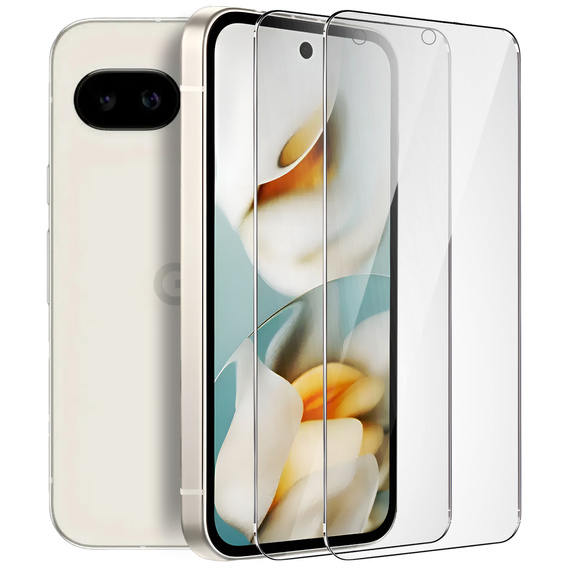 2x Szkło Hartowane do Google Pixel 9A, ERBORD 9H Hard Glass, szybka