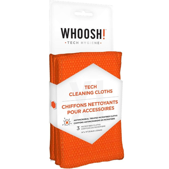 Ściereczka antybakteryjna z mikrofibry Whoosh 3XL Tech Cleaning Cloths (3 Sztuki)