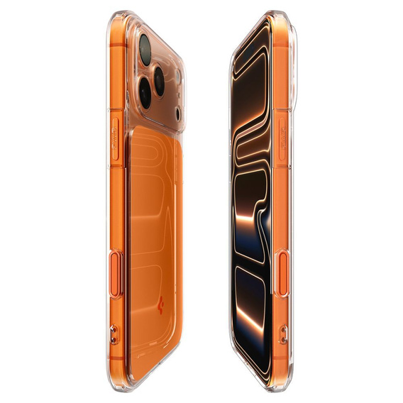 Etui z MagSafe Spigen do iPhone 17 Pro Max, Ultra Hybrid "T", Glossy Orange
