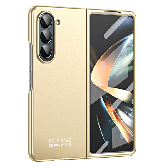 Etui do Samsung Galaxy Z Fold5 5G, PC Slim Case, Złote