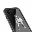 Etui do iPhone X/XS, Shockproof, z folią, czarne