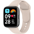 Pasek Silikonowy do Xiaomi Redmi Watch 3 Active, Beżowy