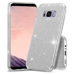Etui Glitter Case do Samsung Galaxy S8, Silver