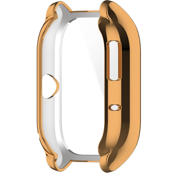 2w1 Etui z osłoną na ekran do Amazfit GTS 4, Złote