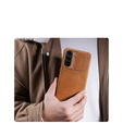 Etui z klapką NILLKIN do Samsung Galaxy A56 5G, CamShield Qin Pro, skórzane, czarne