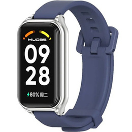 Pasek Silikonowy do Xiaomi Redmi Smart Band 2 / Xiaomi Smart Mi Band 8 Active, Granatowy