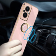 Etui do Oppo Reno7 Lite, Electro Ring, różowe