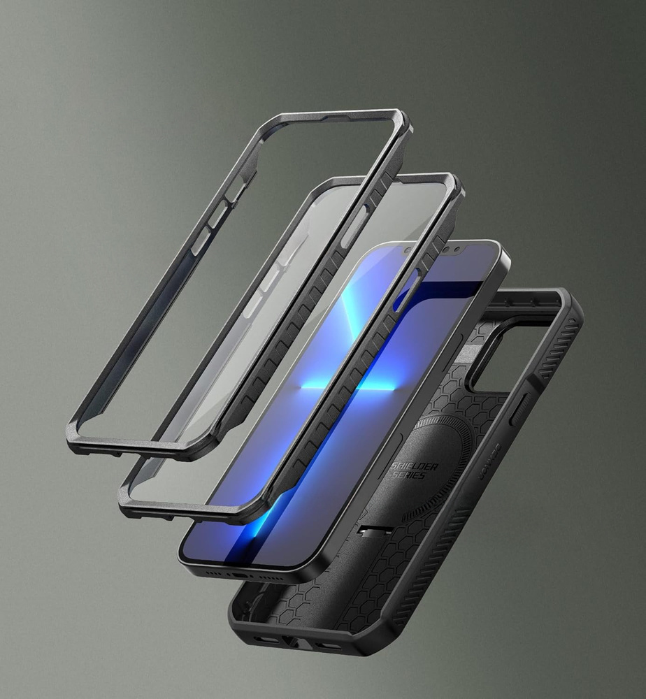 Etui Dexnor iPhone 13 Pro Max – aluminiowa podstawka do oglądania w poziomie