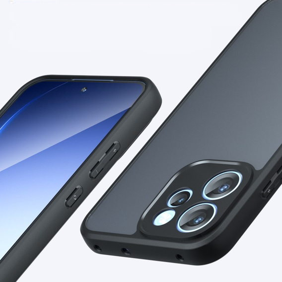 Etui do Oppo Reno 15 Pro, Fusion Hybrid, matowe czarne