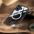 Etui do iPhone 17, Shockproof, ze szkłem, do MagSafe, czarne