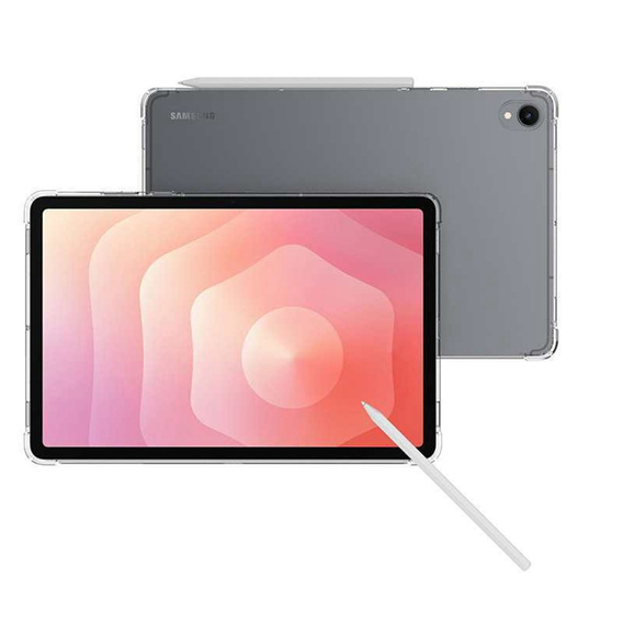 Etui do Samsung Galaxy Tab S11, Silikonowe, przezroczyste