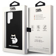 Etui Karl Lagerfeld do Samsung Galaxy S24 Ultra, Silicone Choupette, czarne