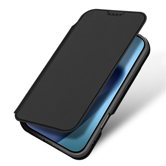 Etui z klapką Dux Ducis do iPhone Air, Skin Pro, czarne