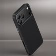 Etui BENKS Kevlar Armor PRO do iPhone 17 Pro Max, Carbon Fiber 600D A070, do MagSafe, aktywny przycisk – czarne
