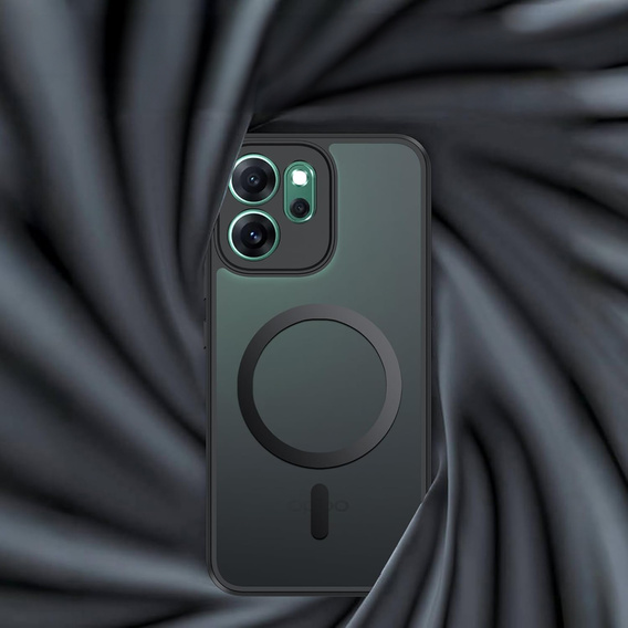 Etui do Oppo Reno 14, Matt Case, do MagSafe, matowe czarne