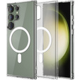 Etui do Samsung Galaxy S23 Ultra, Hybrid MagSafe, magnetyczne przezroczyste