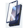 Etui do Samsung Galaxy Z Fold7 5G ze szkłem, z miejscem na rysik – niebieskie