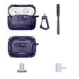 ESR Etui na słuchawki Airpods Pro 3, Cyber Flicklock Halolock MagSafe, purple