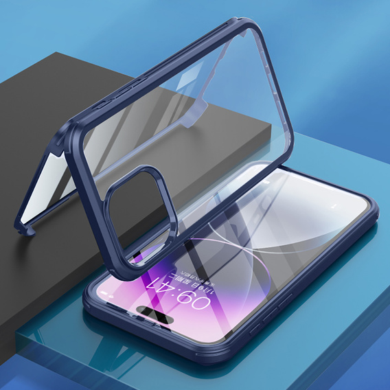 Etui do iPhone 15 Pro, ERBORD Guardian, niebieskie