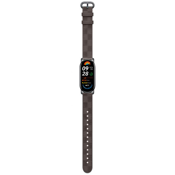 Pasek Skórzany do Xiaomi Smart Band 10 / 9 / 8, Brązowy