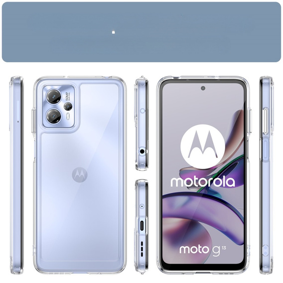 Etui do Motorola Moto G13 / G23, Fusion Hybrid, przezroczyste