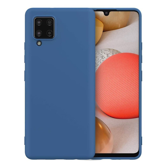Etui ERBORD Silicon Lite do Samsung Galaxy A42 5G, Dark Blue
