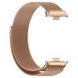 Pasek Bransoleta Milanese do Xiaomi Smart Band 8 Pro / Xiaomi Smart Band 9 Pro, Różowa Rose Gold