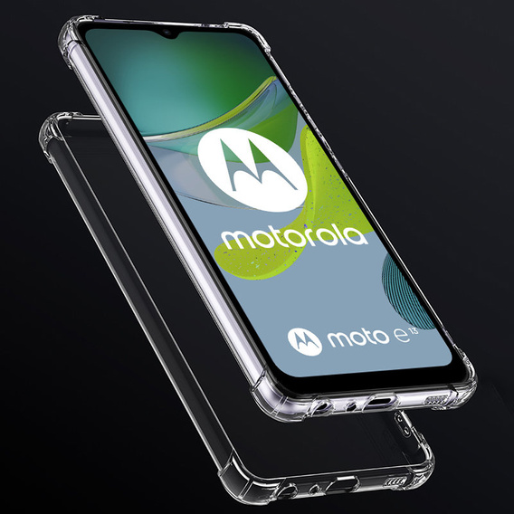 Etui do Motorola Moto E13, Dropproof, Przezroczyste