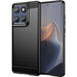 Etui do Motorola Edge 60 / 60 Fusion, Carbon, czarne