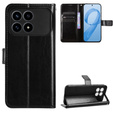 Etui z klapką do Xiaomi Poco F8 Pro, Crazy Horse Wallet, czarne