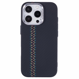 Etui do iPhone 16 Pro, Carbon Fiber MagSafe, czarne