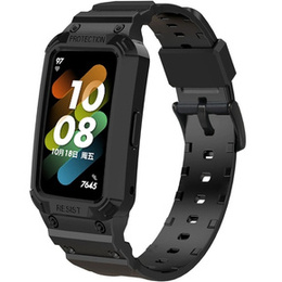 Pasek z Etui do Huawei Band 6 / Huawei Band 7, Black