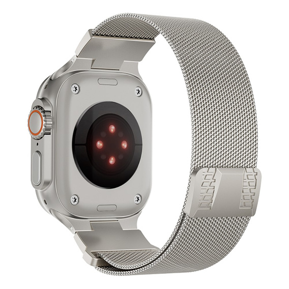 Bransoleta do Apple Watch 1/2/3/4/5/6/7/8/9/10/11/SE Ultra 1/2/3 42/44/45/46/49mm, Beżowa