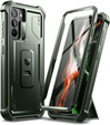 Etui pancerne do Samsung Galaxy S21, Dexnor Full Body, zielone