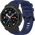 Pasek Silikonowy do Amazfit T-Rex 3 Pro, granatowy