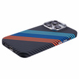 Etui do iPhone 13 Pro Max, Carbon Fiber MagSafe, granatowe