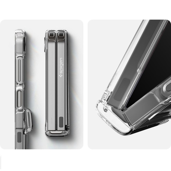 Etui Spigen do Samsung Galaxy Z Flip7 FE / Z Flip6, Ultra Hybrid, przezroczyste