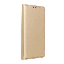 Etui do Xiaomi Redmi 12 4G, Smart Magnet, złote + Szkło 9H