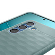 Etui Caseology do Samsung Galaxy S25, Parallax Mag, do MagSafe, zielone + Szkło Hartowane 9H