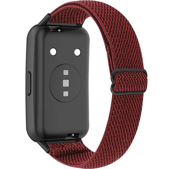 Pasek Nylonowy do Huawei Band 7, Wine Red