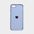 Etui do iPhone 7/8/SE 2020/SE 2022, Electro heart, niebieskie