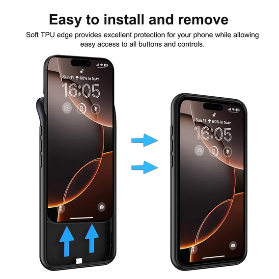 Etui z baterią do iPhone 17 Pro Powerbank 6000mAh MagSafe