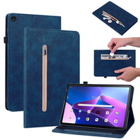 Etui do Lenovo Tab M10 10.1 Gen 3, Wallet Pen Slot, niebieskie