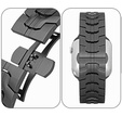 Bransoleta do Apple Watch 1/2/3/4/5/6/7/8/9/10/11/SE Ultra 1/2/3 42/44/45/46/49mm, Czarna