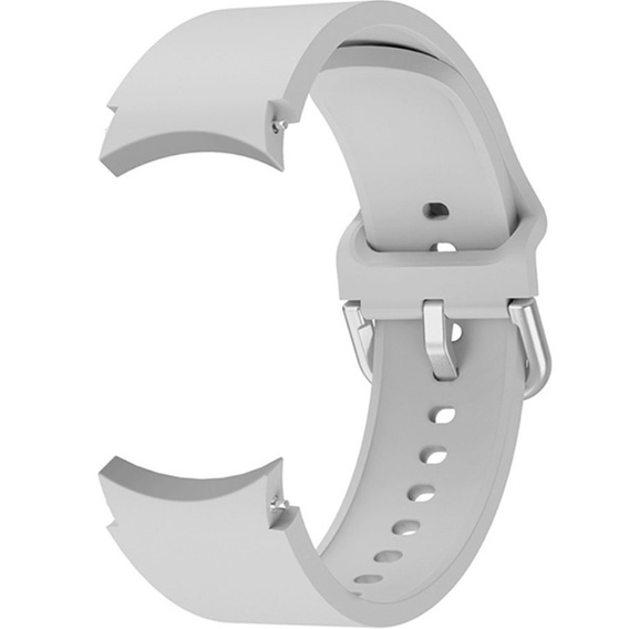 Pasek Silikonowy do Samsung Galaxy Watch 4/5/6/7 40/42/43/44/45/46/47mm, Szary
