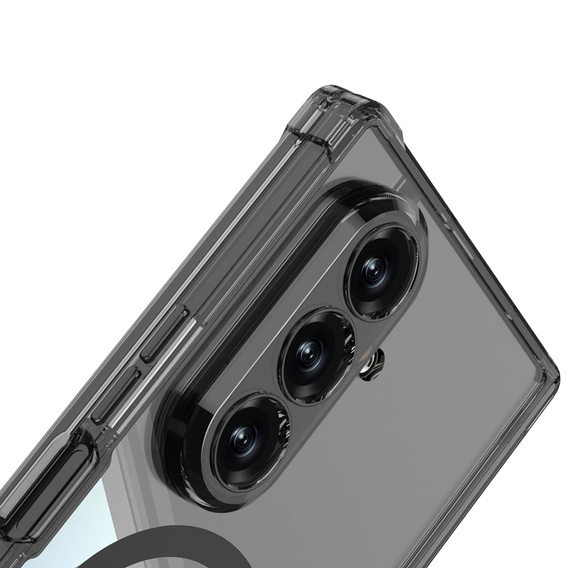 Etui GKK Magnetic do Samsung Galaxy Z Fold7 5G – przezroczyste / czarne