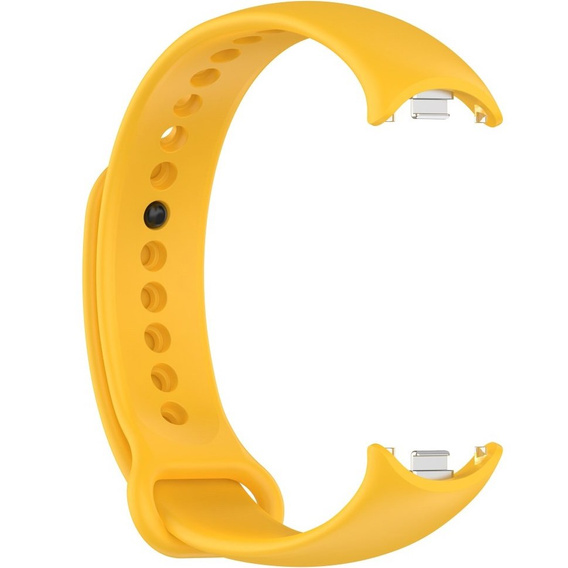 Pasek Silikonowy do Xiaomi Smart Band 10 / 9 / 8, Żółty
