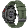 Pasek Silikonowy QuickFit 20mm do Garmin Fenix 5S/6S/7S/ 8 43mm, Ciemnozielony
